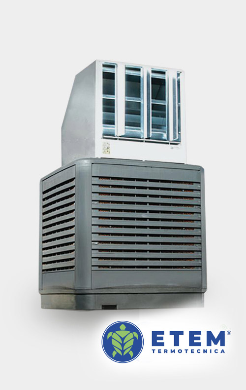 Raffrescatore industriale - ETEM Termotecnica produce macchine per il raffrescamento industriale: raffrescatori industriali, raffrescatori d'aria, raffrescatori per capannoni